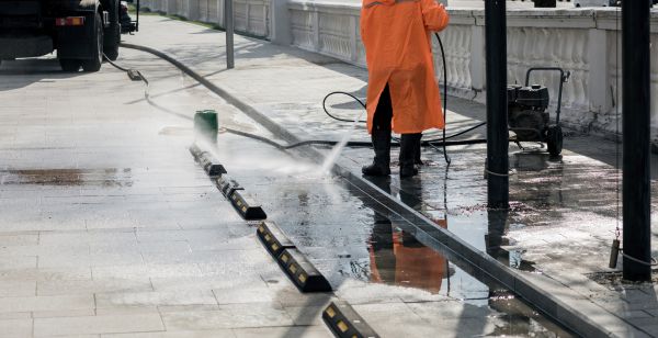 Cost of Parking Lot Pressure Washing in Stamford