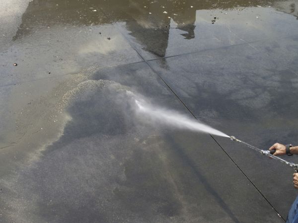 Exterior Floor Cleaning in Stamford