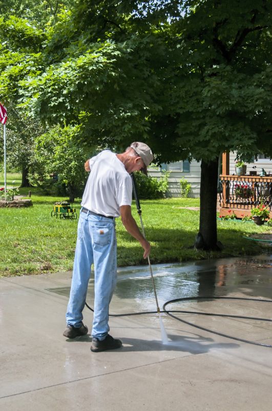 Driveway Concrete Cleaning