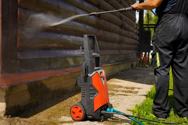 Log Home Pressure Washing